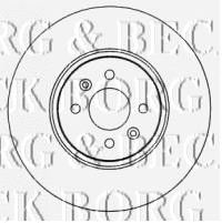 BORG & BECK bbd4572 -  Тормозной диск